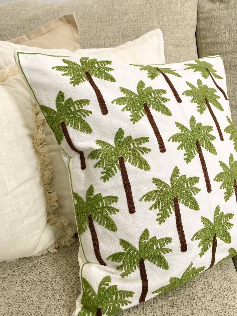 Palm Trees Pillow Cover