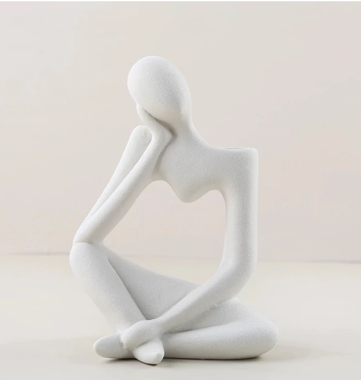 Thinking Statue Vase