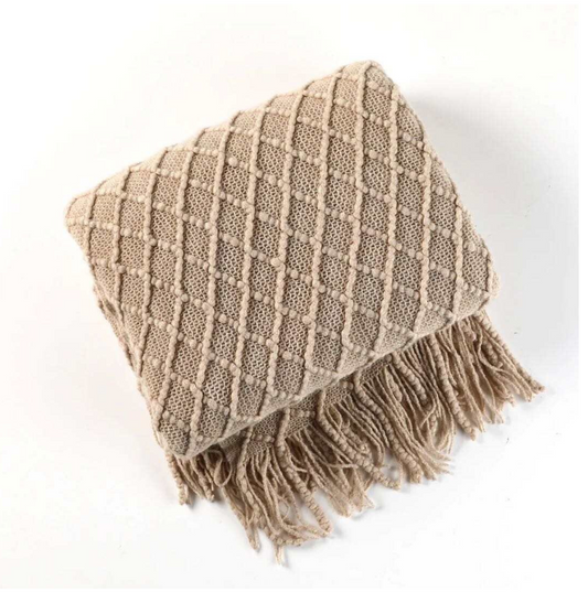 Chenille Quilted Blanket