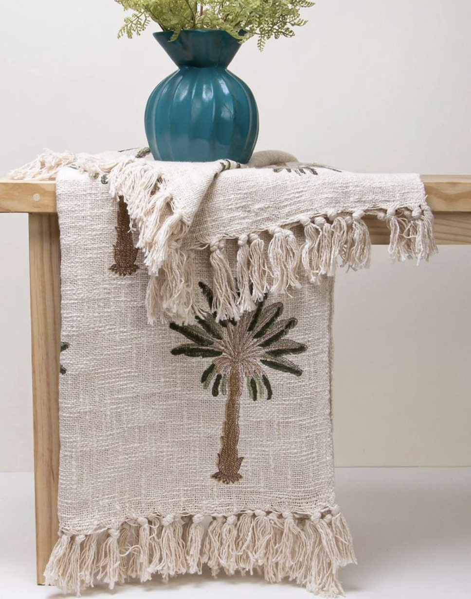 Palm Throw Blanket