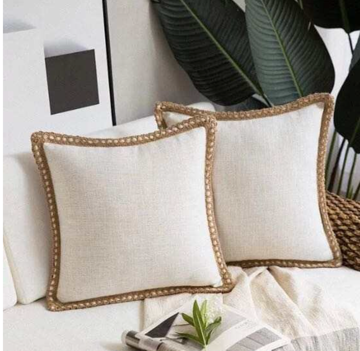 Cream White Pillow Cover