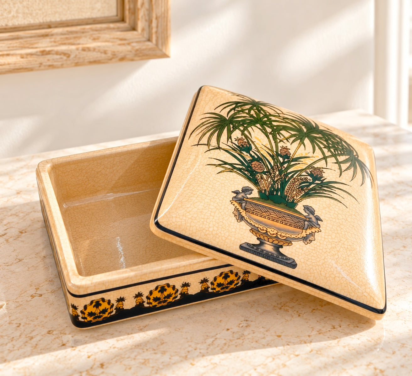 Palm House Vintage Trinket Box