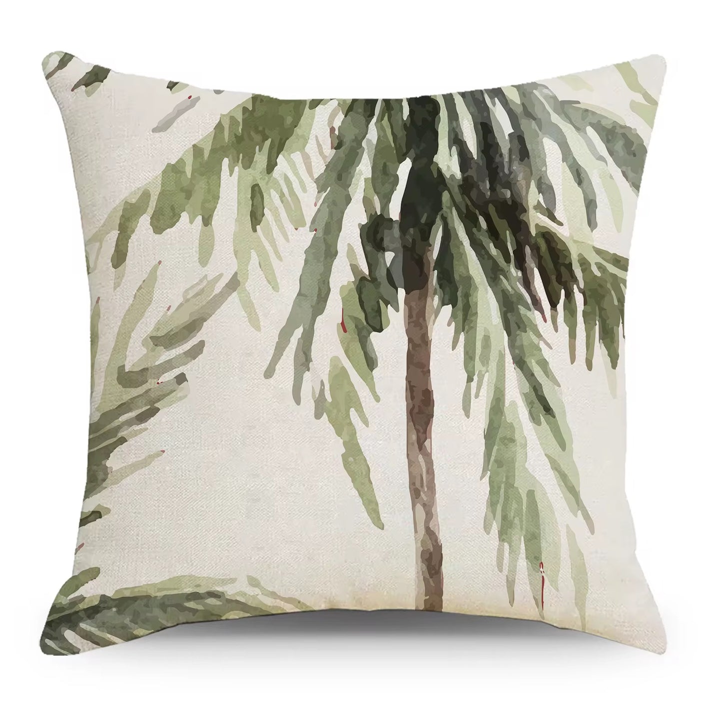 Palm Tree Breeze Pillow Cover
