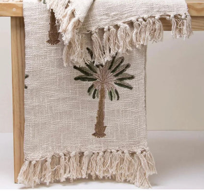 Palm Throw Blanket