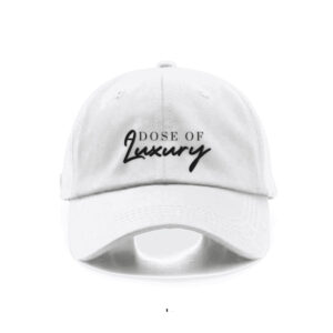Luxury designer cap