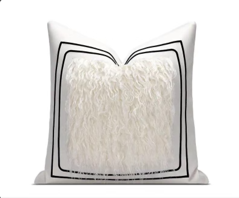 Goatee Pillow 18×18 indoor