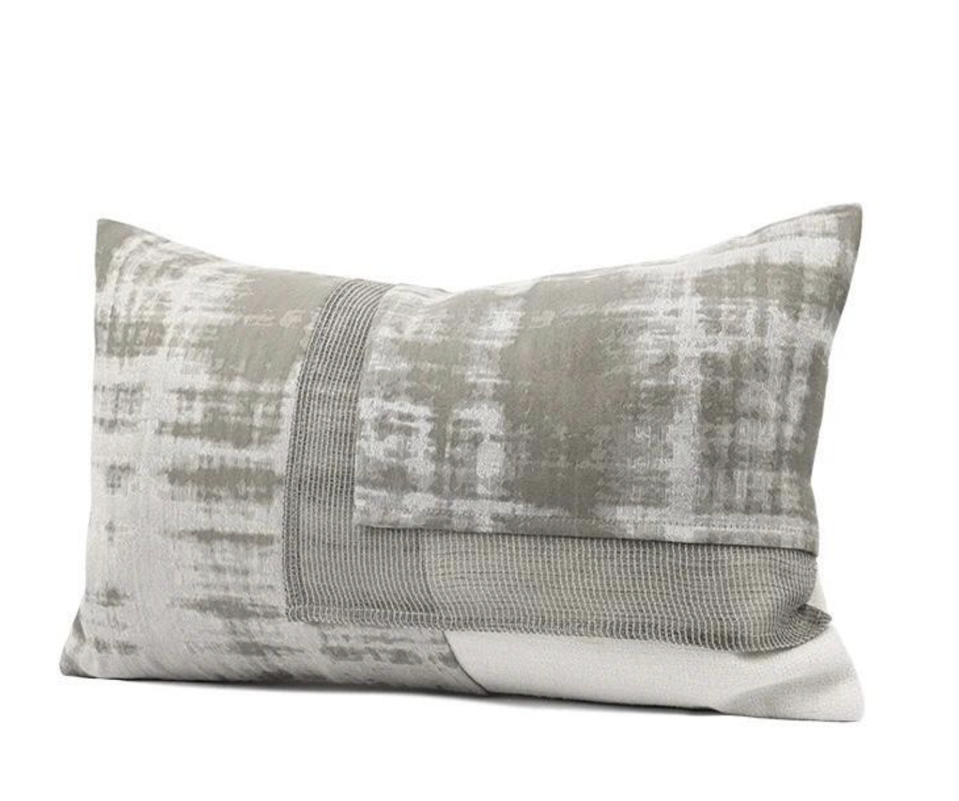 Grey Abstract Pillow
