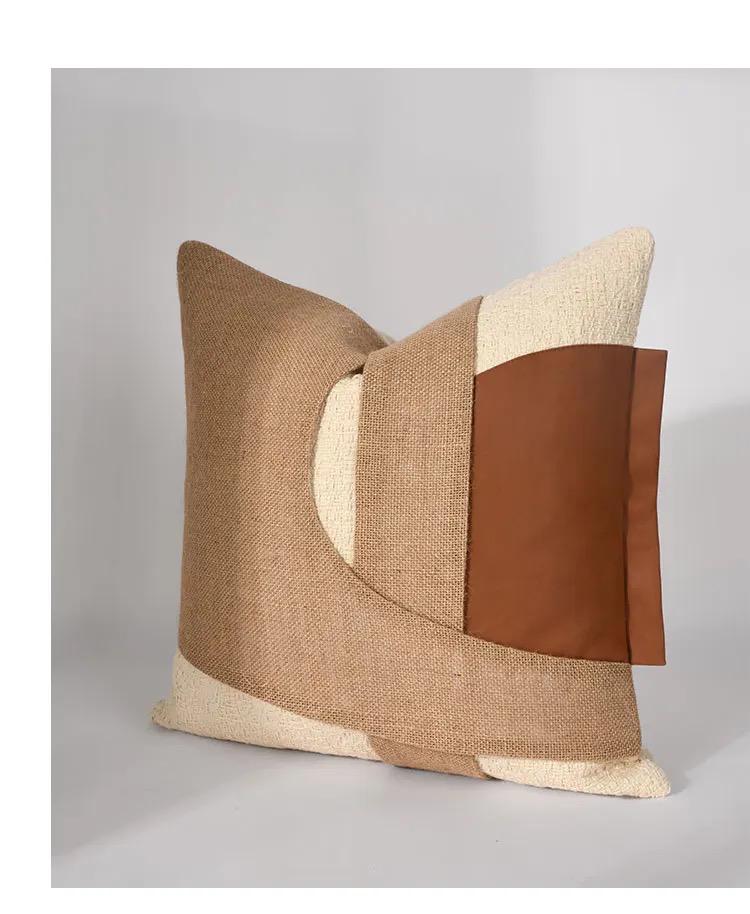 Abstract Linen Pillow